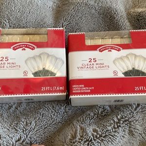 NWT clear mini lights
